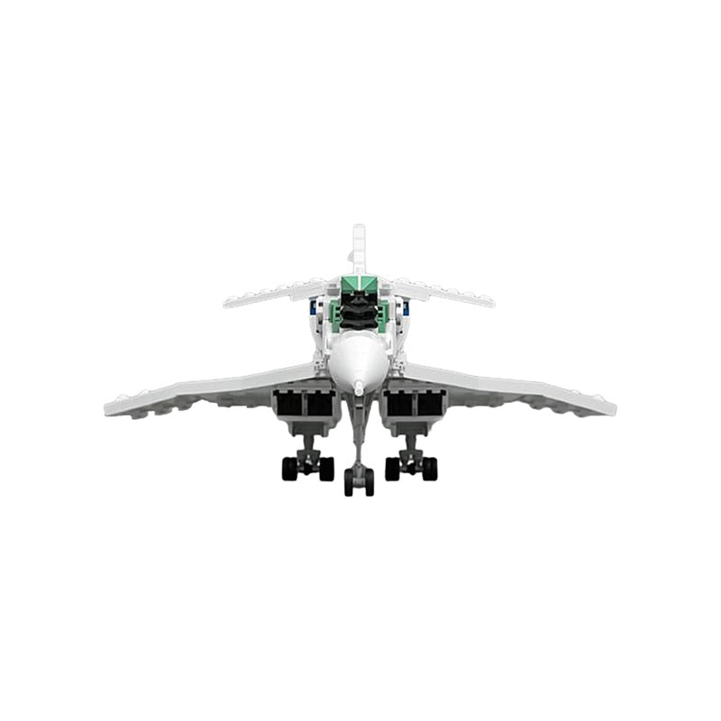 1846PCS MOC Tupolev Tu-144D Model Building Kit - Gobricks Version - Perfect for Aviation Enthusiasts & Collectors - Build Your Own Soviet Supersonic Airliner for Display or Gift