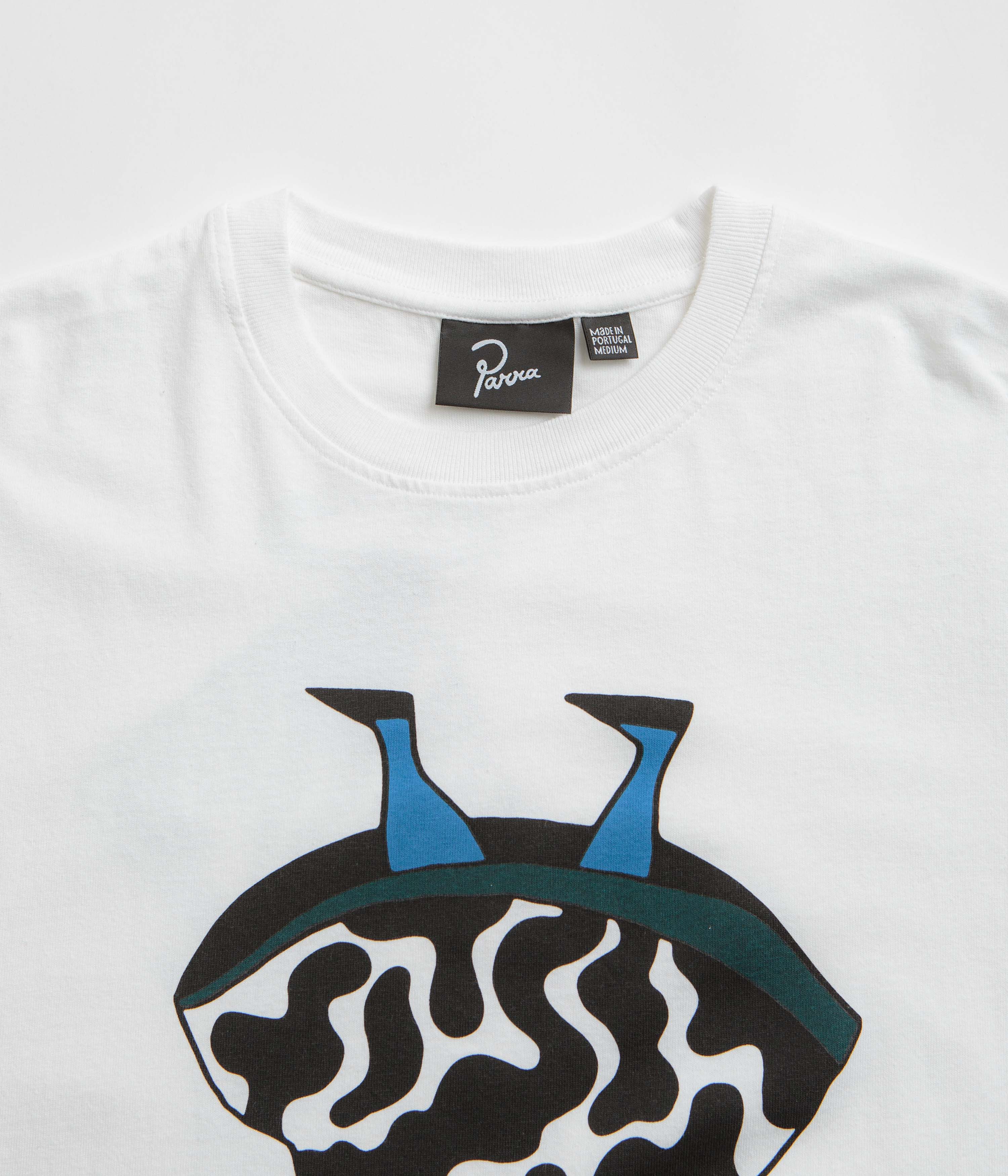 Parra No Regrets Graphic T-Shirt - White Cotton Tee for Men & Women | Casual Streetwear, Music Festival Outfit