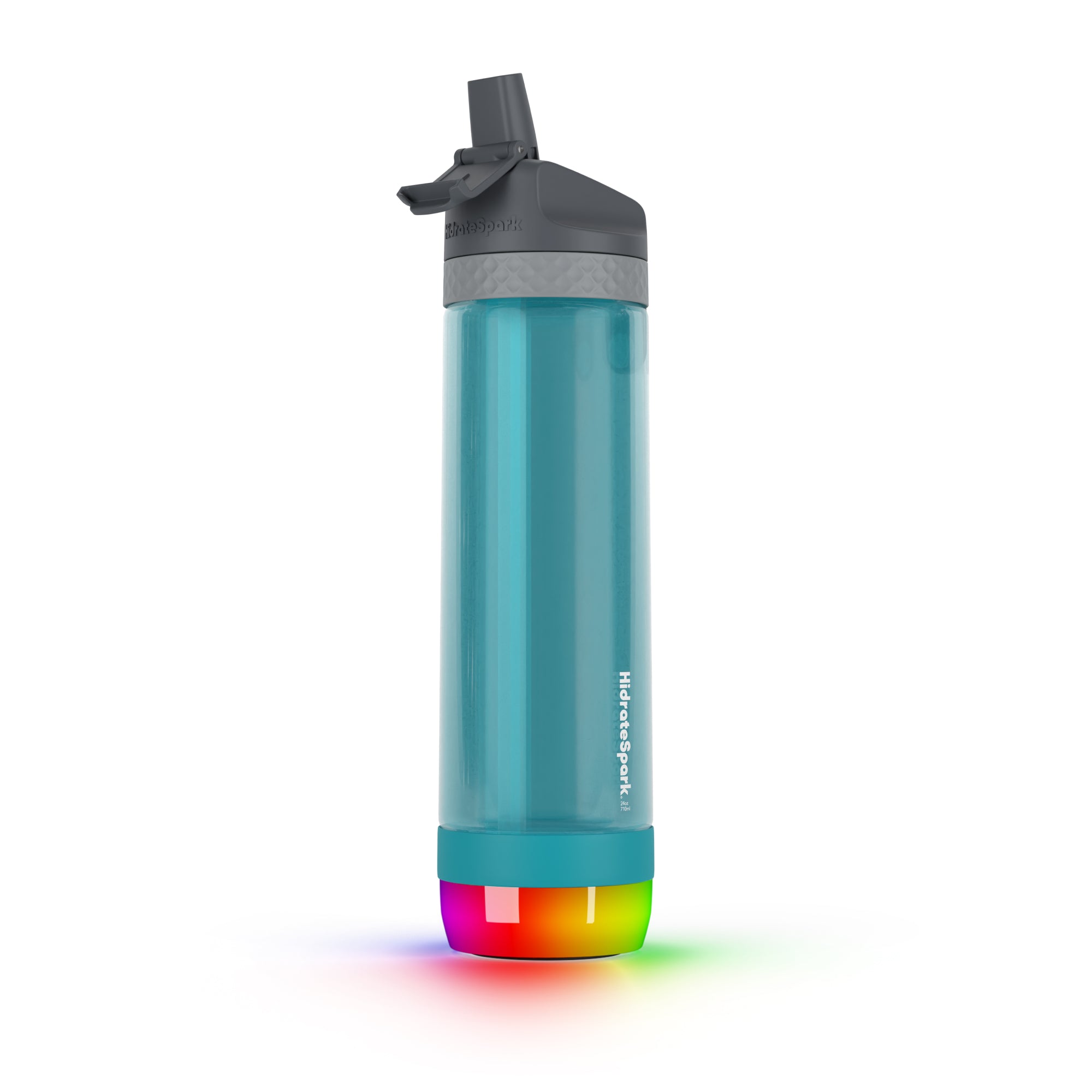 HidrateSpark PRO Smart Water Bottle - 24 oz Leak-Proof & Insulated with LED Glow Reminder - Perfect for Gym, Hiking, Office & Daily Hydration Tracking