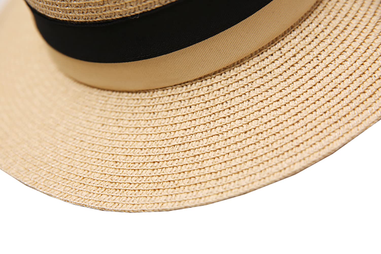 Stylish UV Protection Straw Fedora Hats for Women & Men - Summer Beach Sun Hat with Wide Brim - Perfect for Outdoor Activities, Travel, and Vacation