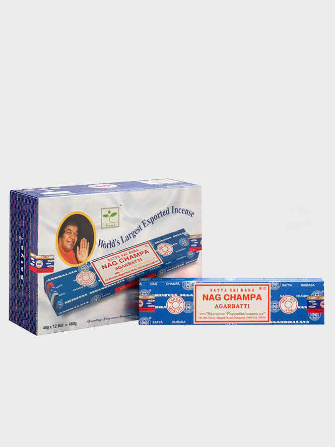 Satya Incense Sticks - 12 Pack (40g) | Premium Natural Fragrance for Meditation, Yoga & Home Relaxation | Aromatherapy & Spiritual Use