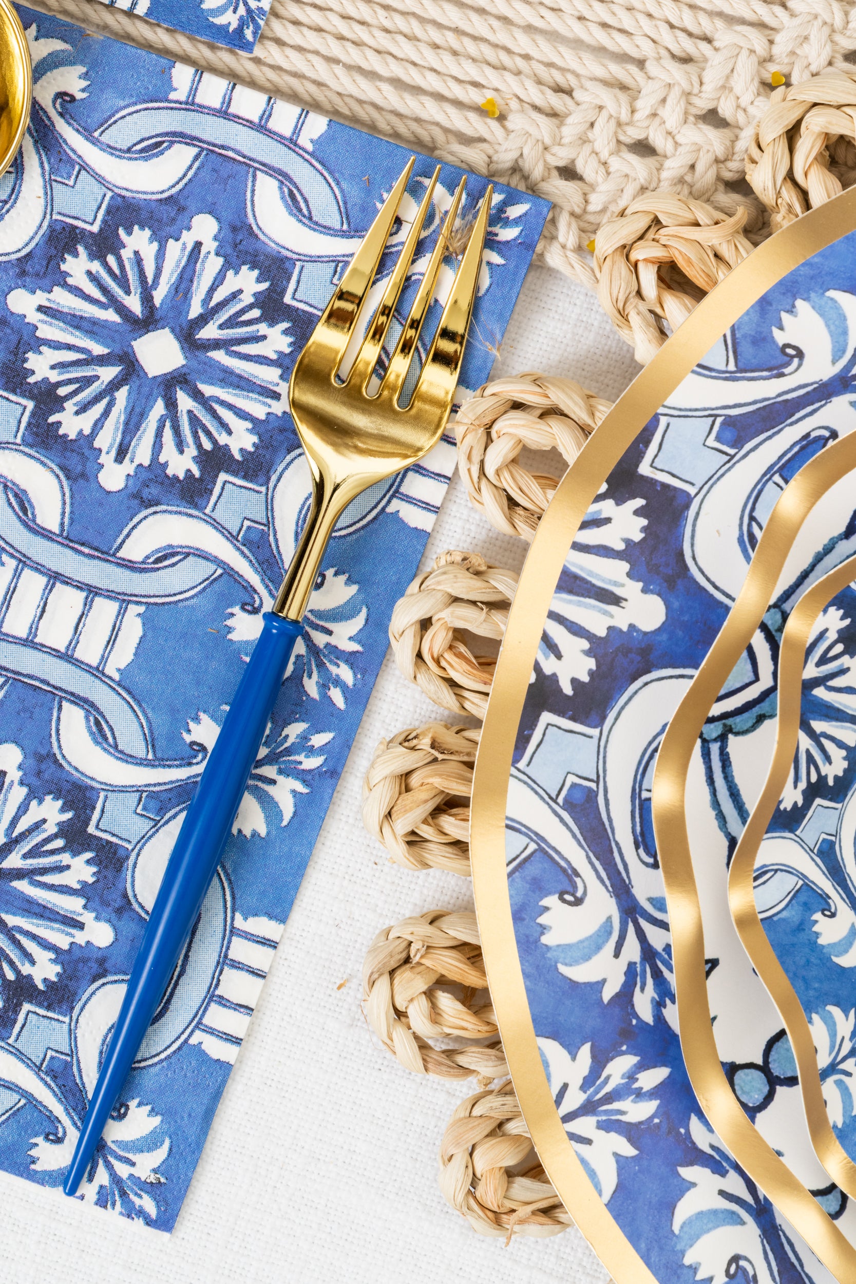 Premium Moroccan Nights Themed Cocktail Napkins - 20 Pack | Elegant Party Decor for Weddings, Bridal Showers & Dinner Parties