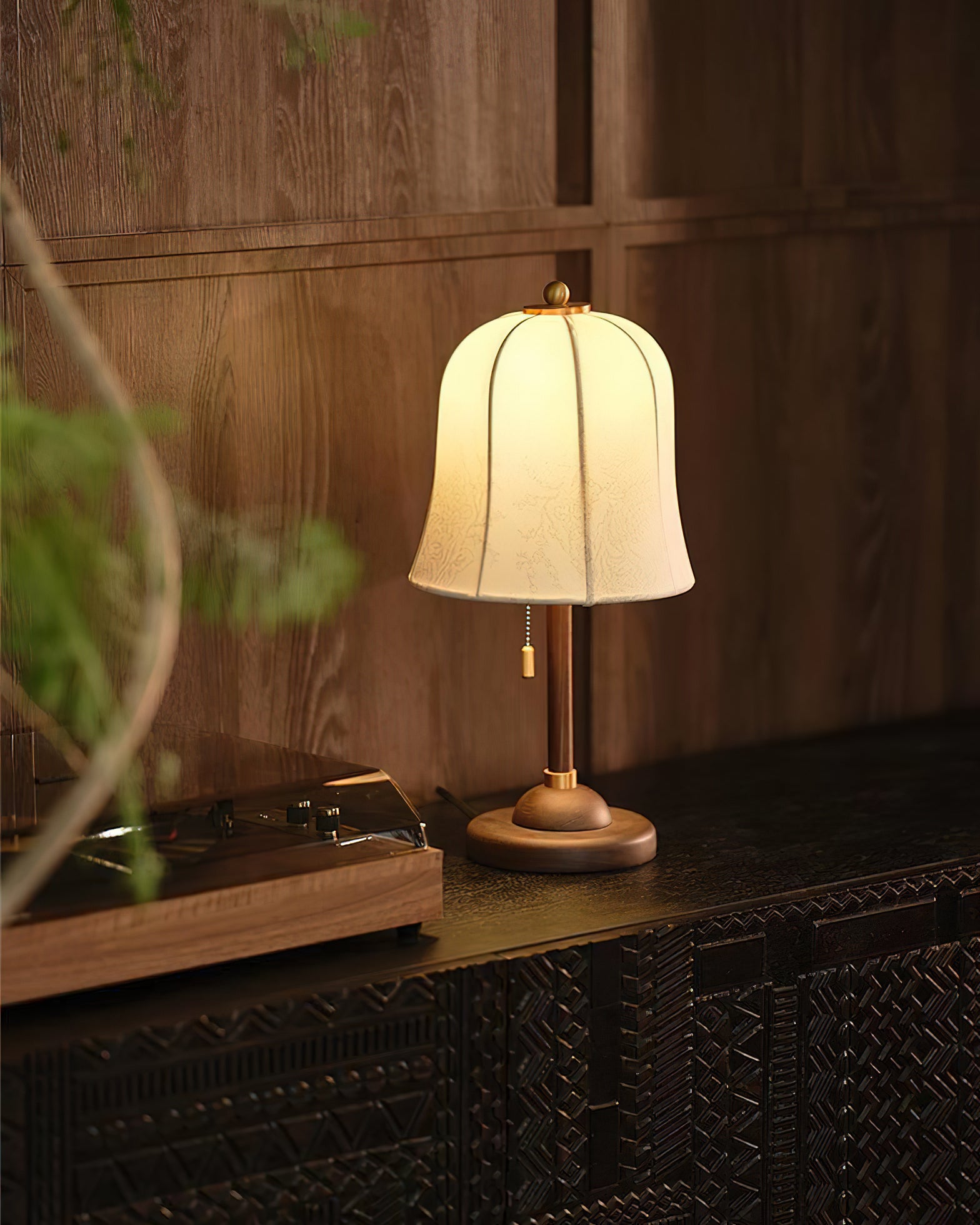 Daphne Table Lamp - Modern LED Nightstand Light with Touch Control & USB Port for Bedroom, Living Room, Office | Warm White & Cool White Dimmable Lighting