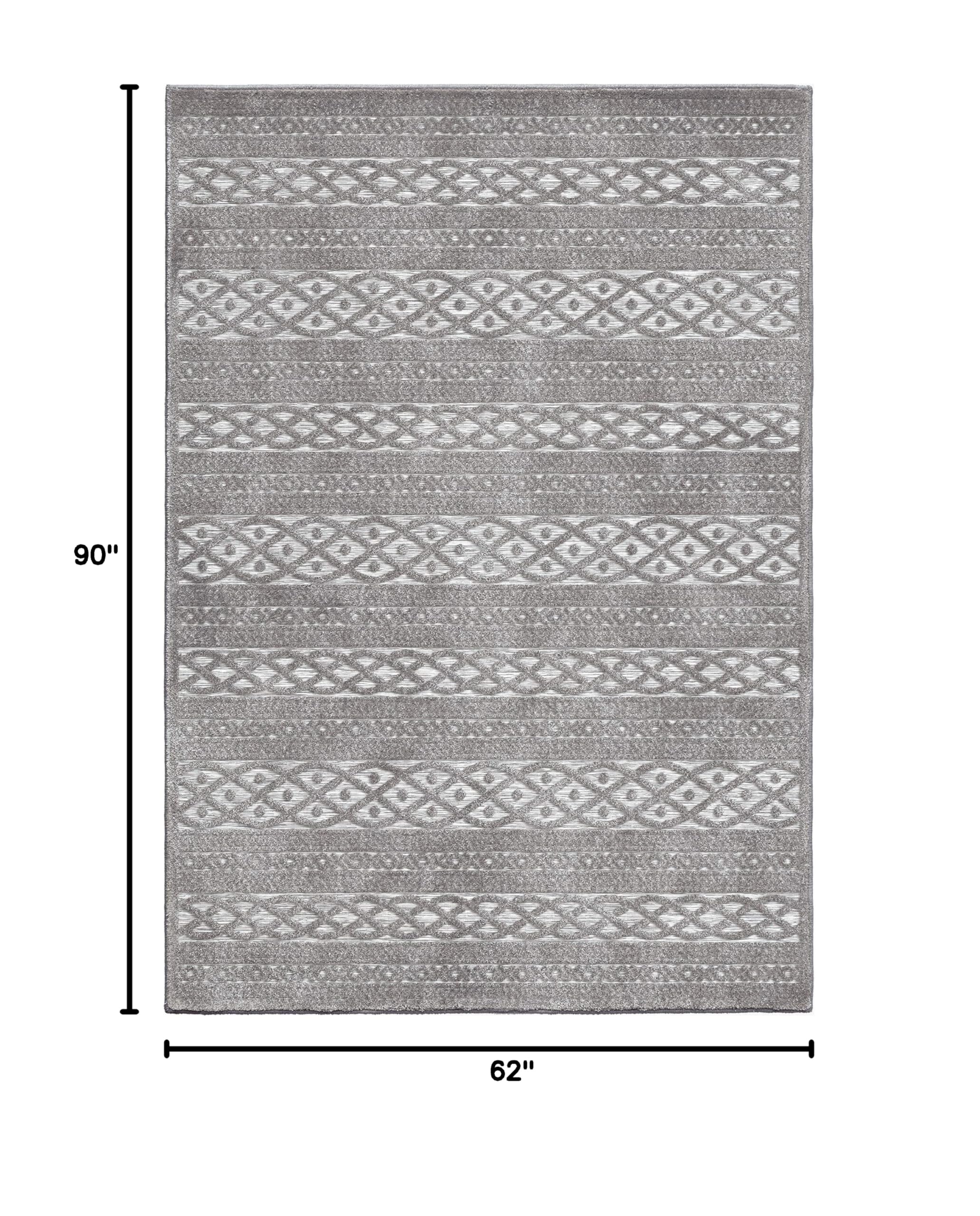 Orian Rugs Jenna Soft Modern Area Rug 5'2