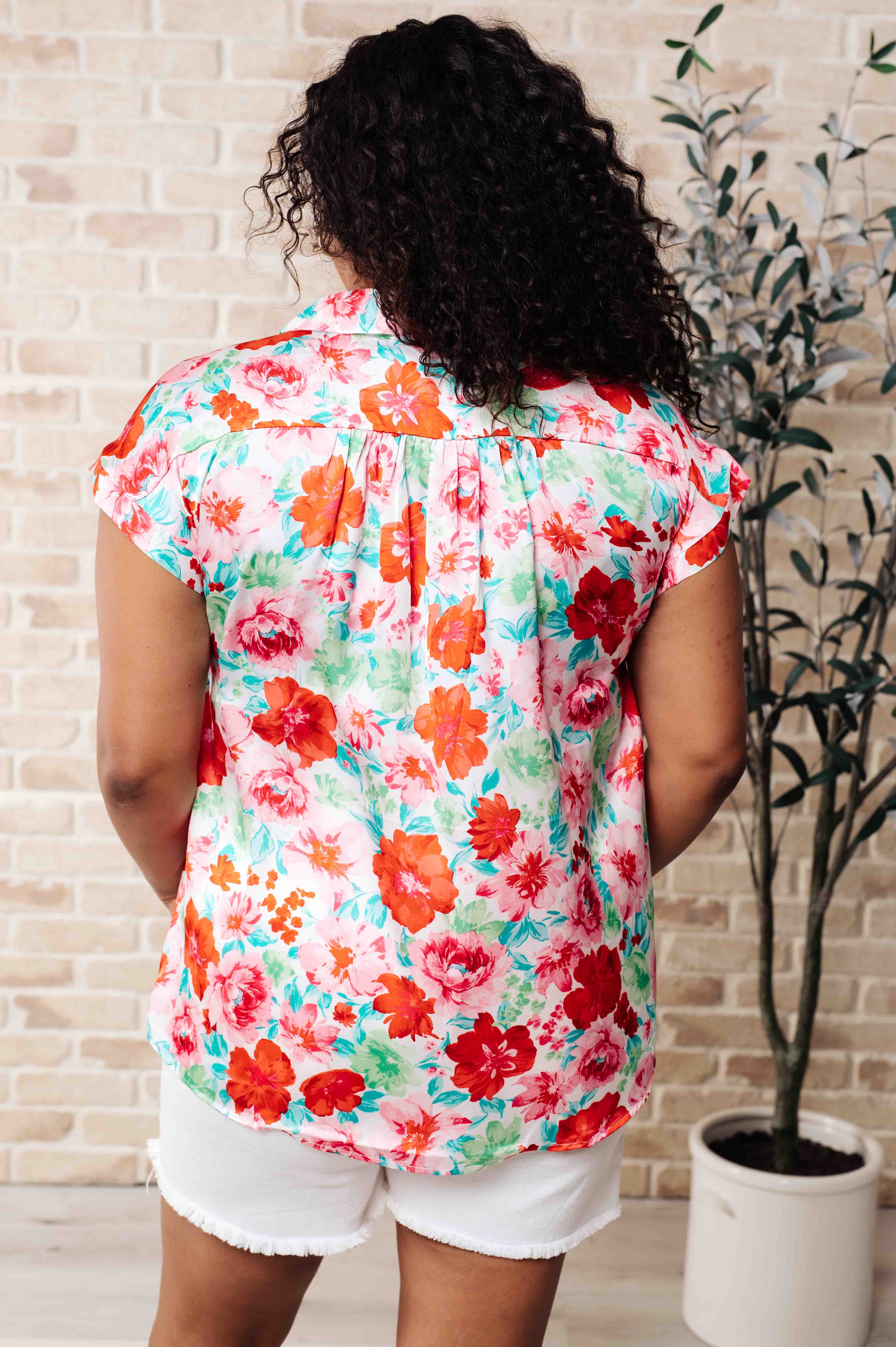 I Melt With You Collared Blouse - Elegant Women's Office Wear & Casual Blouse for Work & Date Night
