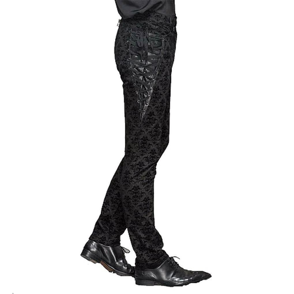 Premium Men's Cotton Dress Pants - Classic Black Formal Trousers for Wedding, Victorian Style & Business Attire | Perfect for Grooms, Office Wear & Special Occasions