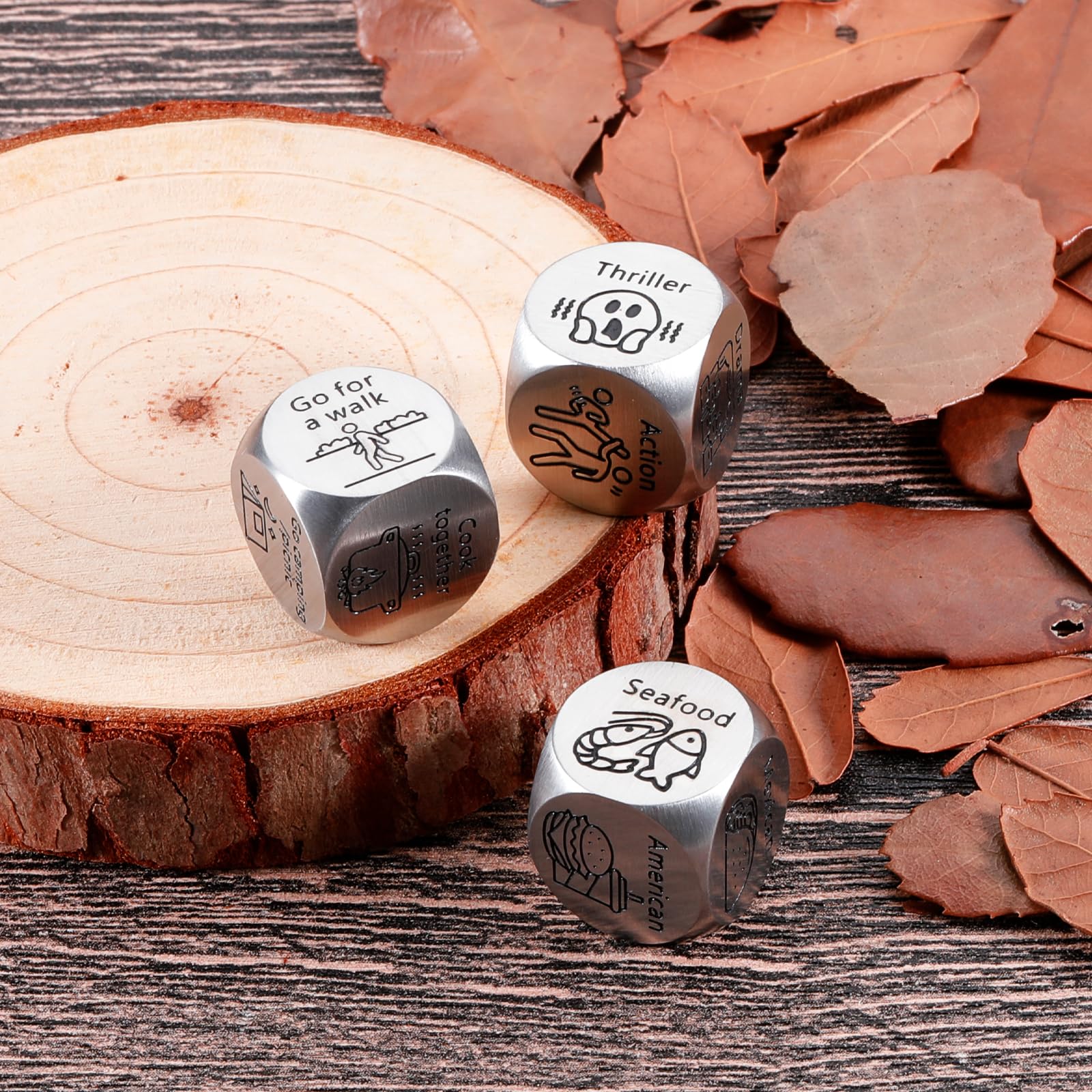 Fun Adult Stocking Stuffers & Couples Gifts - Naughty Dice Game for Date Night, Anniversary, Birthday, Valentine's Wedding (Him/Her, Boyfriend/Girlfriend, Husband/Wife) - Perfect for Romantic Evenings & Spicing Up Relationships