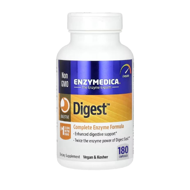 Enzymedica Digest Capsules - Digestive Enzyme Supplement for Gut Health & Bloating Relief | Supports Protein, Carb & Fat Digestion | Ideal for Meals, Travel & Digestive Discomfort