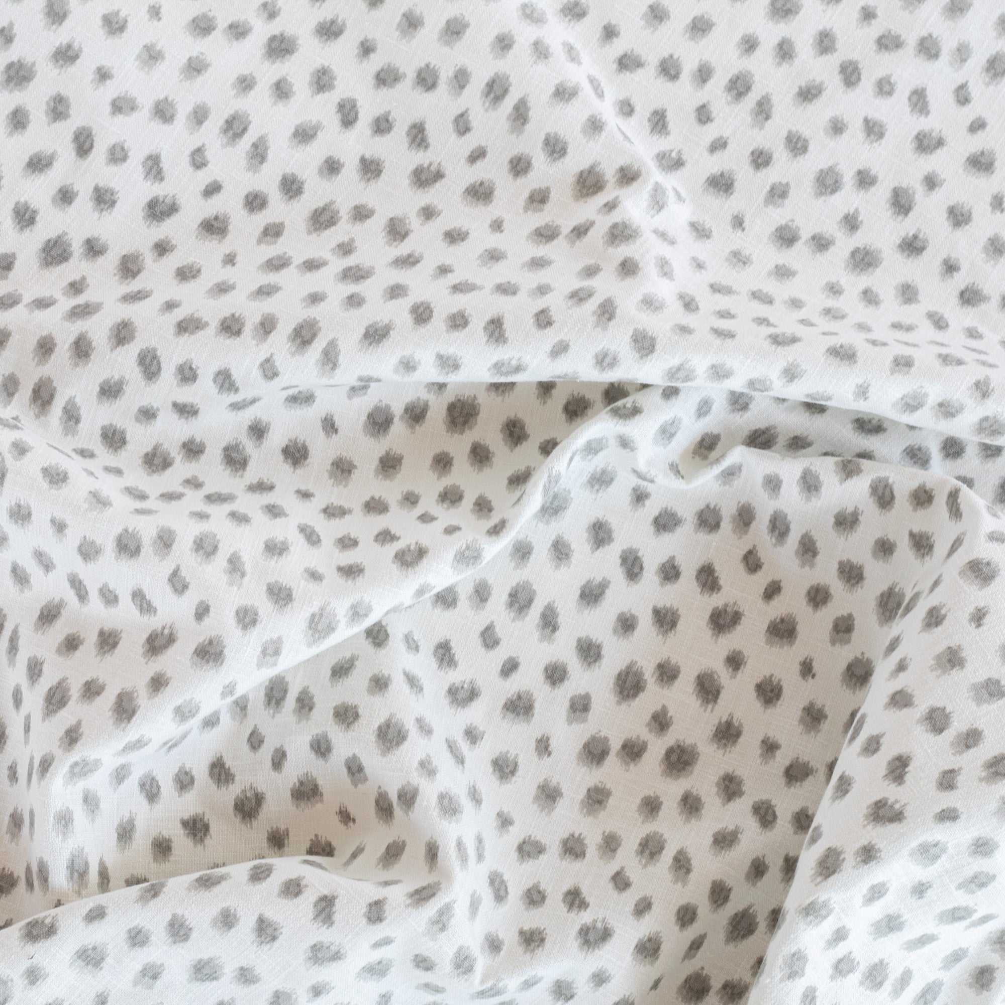 Premium Soft Grey Mara Spot Fabric - Breathable & Durable Textile for DIY Crafts, Upholstery, and Home Decor Projects