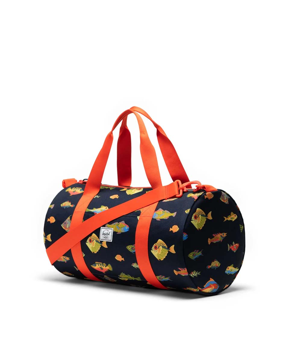 Herschel Classic Duffle Little Herschel Something Fishy Travel Bag - Water-Resistant Gym Duffel for Men & Women - Perfect for Workouts, Travel, and Weekend Getaways