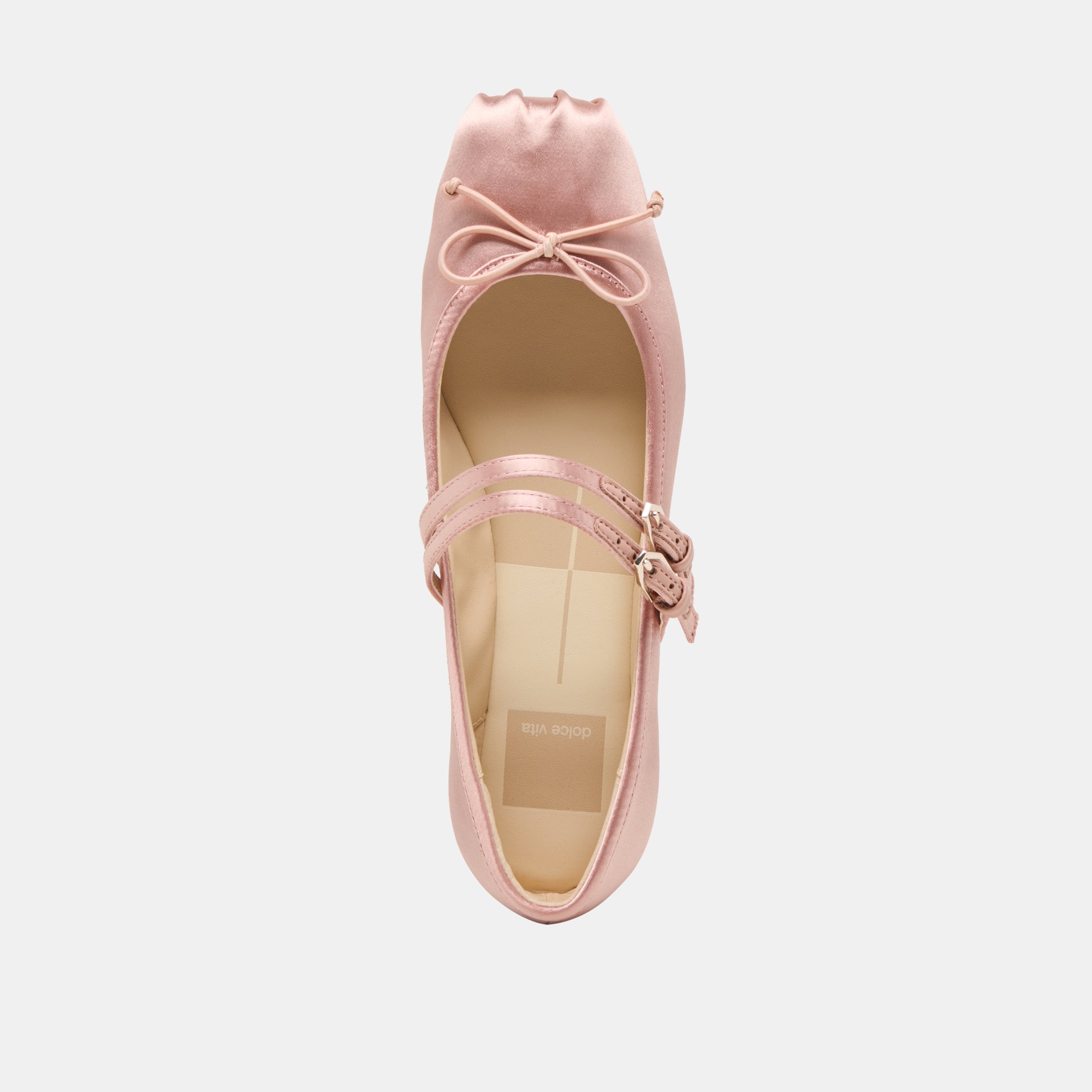 GIBSEN Women's Ballet Flats - Blush Satin Pointed Toe Slip-On Shoes for Comfort & Style | Perfect for Work, Weddings & Casual Outfits