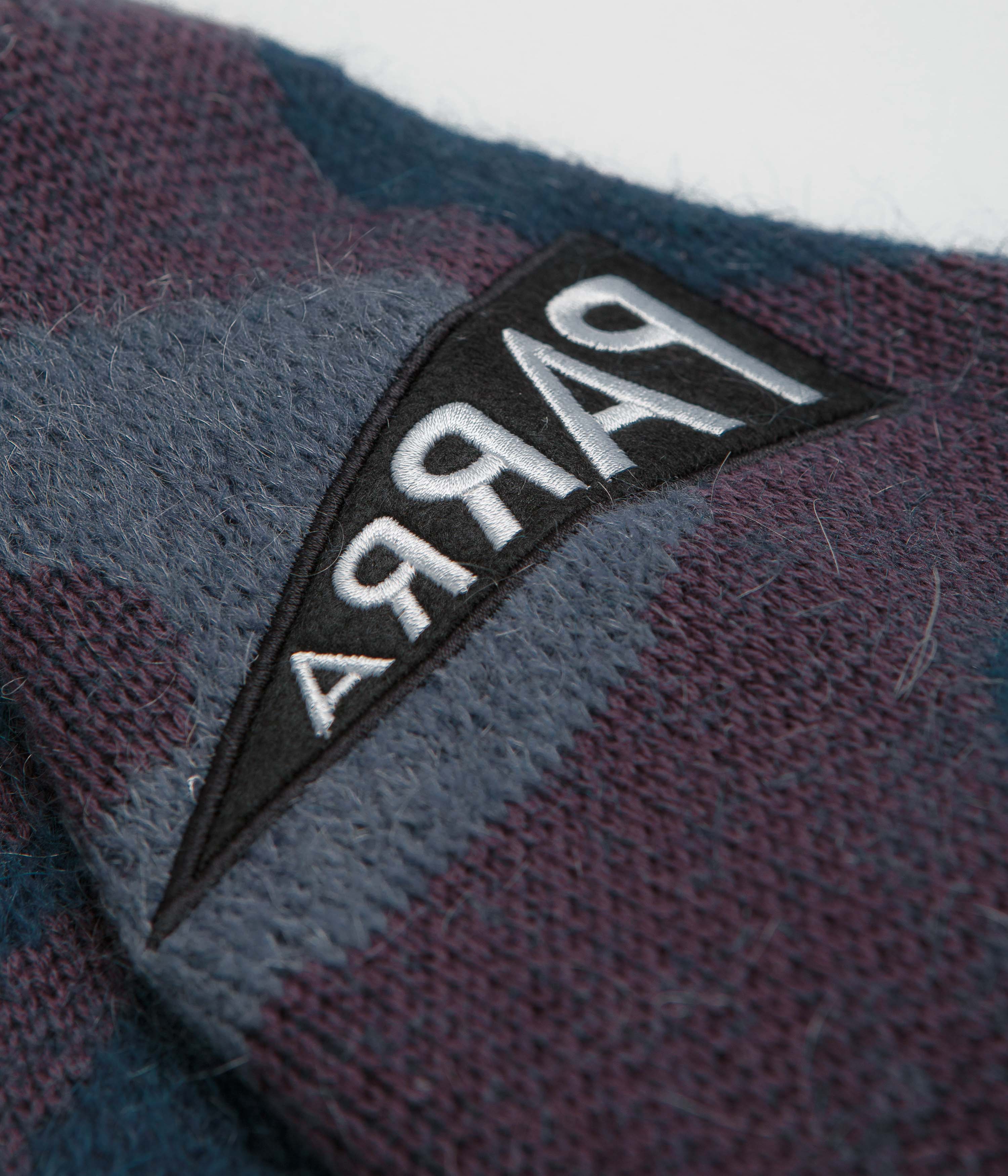 Parra Stupid Lava Lamp Knitted Sweatshirt - Dark Mahogany | Trendy Retro Pullover for Casual Wear & Street Style Outfits