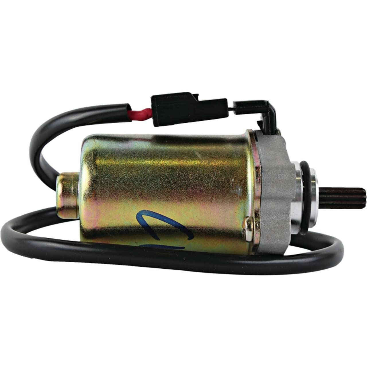 DSA 12V 10-Tooth PMDD Starter Motor Replacement for Suzuki ATV 2006-2009 LT-Z50 Quadsport (Part# 31100-22G00) - Compatible with Off-Road Vehicles, Dirt Bikes & Powersports Equipment