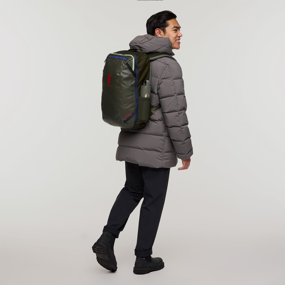 Cotopaxi Allpa 28L Travel Backpack - Lightweight Carry-On Pack for Hiking, Camping & Air Travel | Water-Resistant Blue Spruce/Abyss Color | Perfect for Weekend Trips & Outdoor Adventures