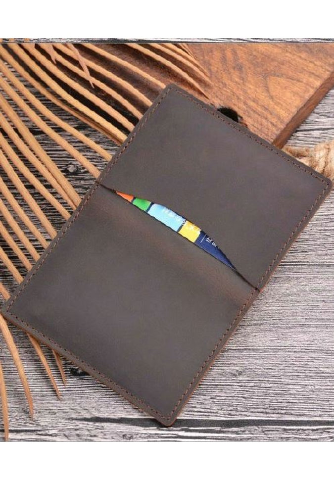 Fashion Leather Credit Card Wallet for Women & Men - Slim RFID Blocking Minimalist Wallet for Travel, Business & Everyday Use