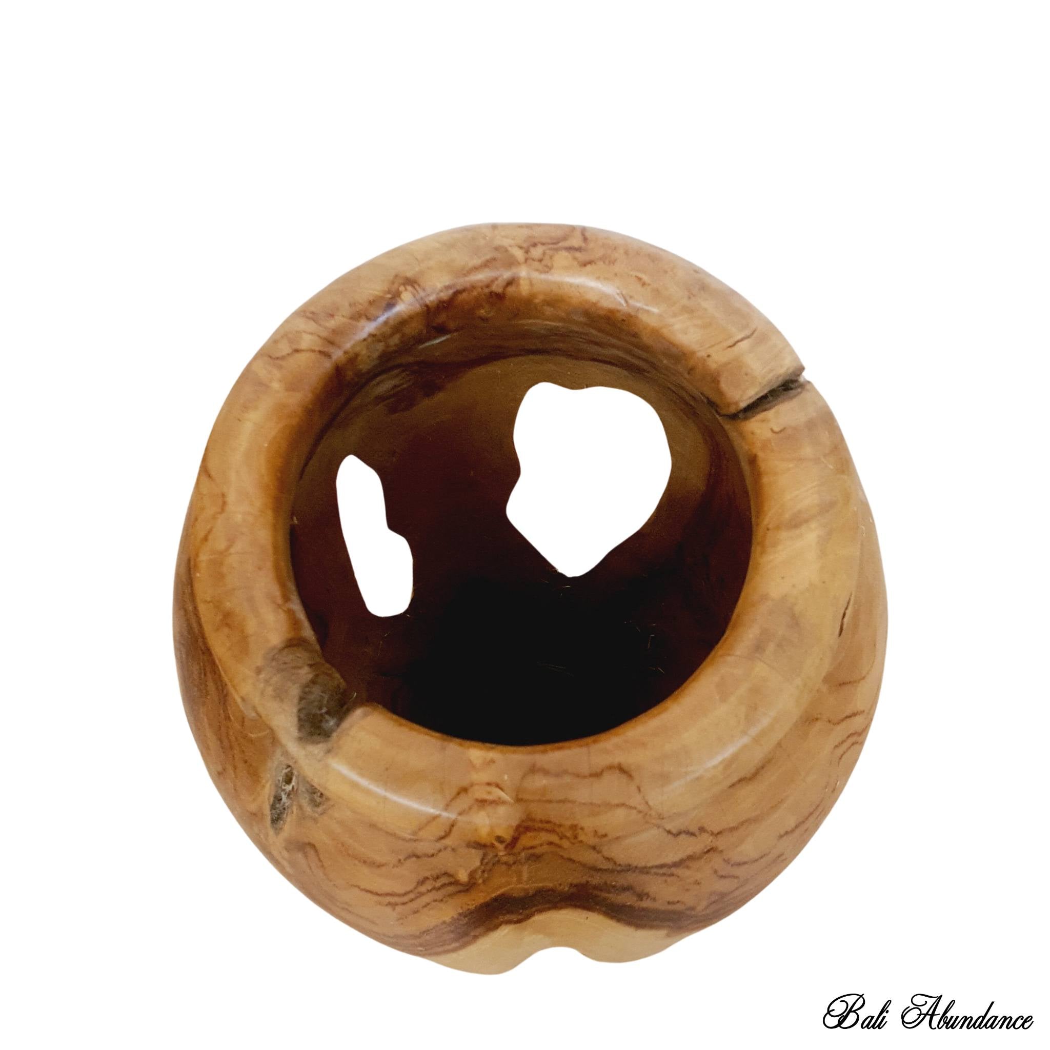 Premium Teak Wood Planter Pot - Handcrafted Natural Wood Flower Pot for Indoor & Outdoor Plants - Perfect for Home Garden, Patio, and Balcony Decor