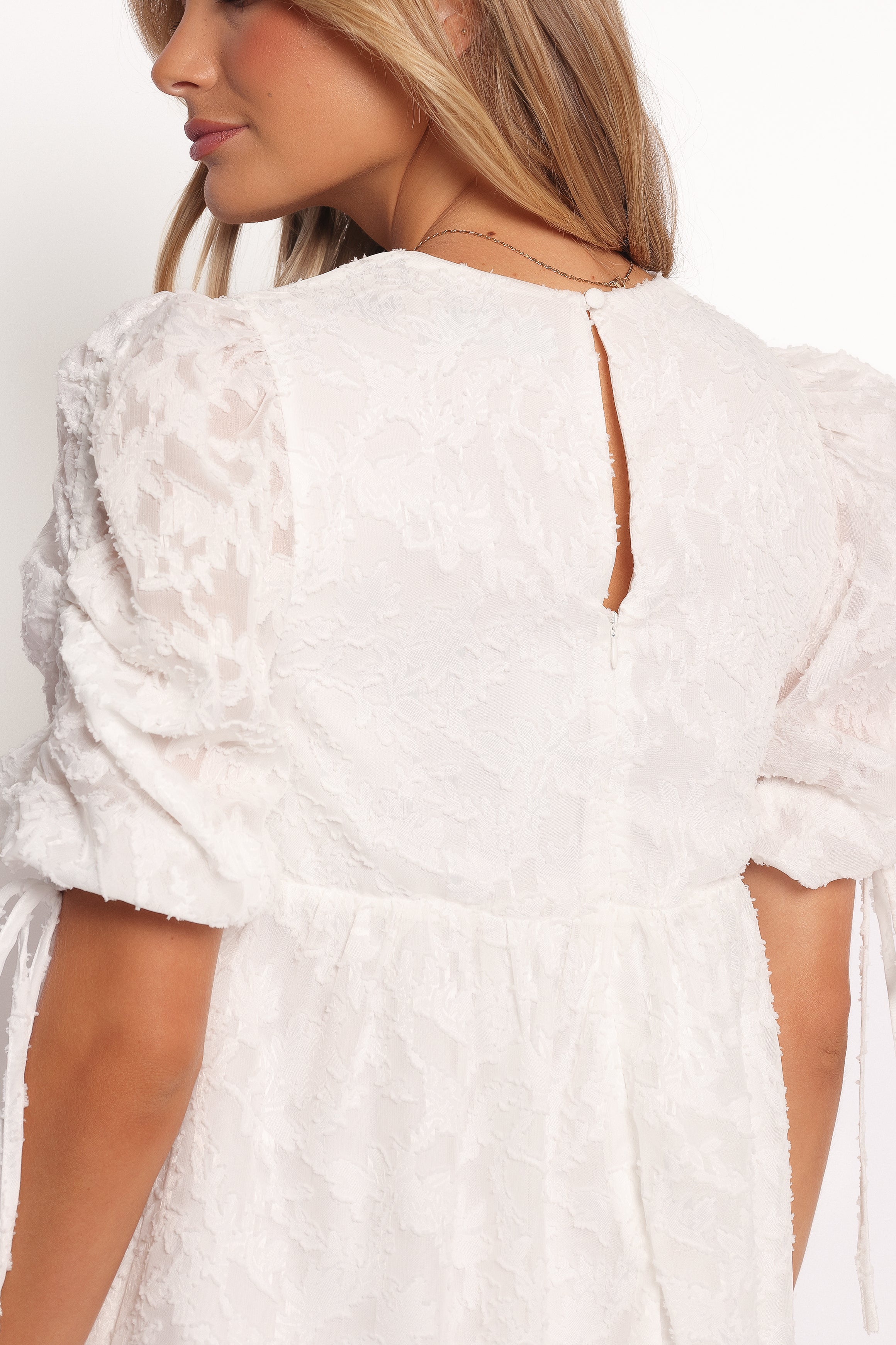 Giselle Mini Dress - White Floral Summer Dress for Women | Casual & Party Wear | Perfect for Dates, Vacations & Night Out