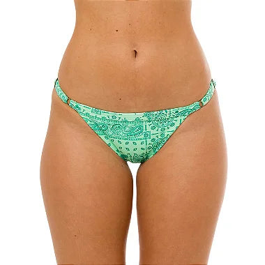 Mint Green Bali Brazilian Thong Bikini Bottom - Sexy Swimwear for Beach, Pool & Vacation - Comfortable & Stylish Women's Swim Bottom