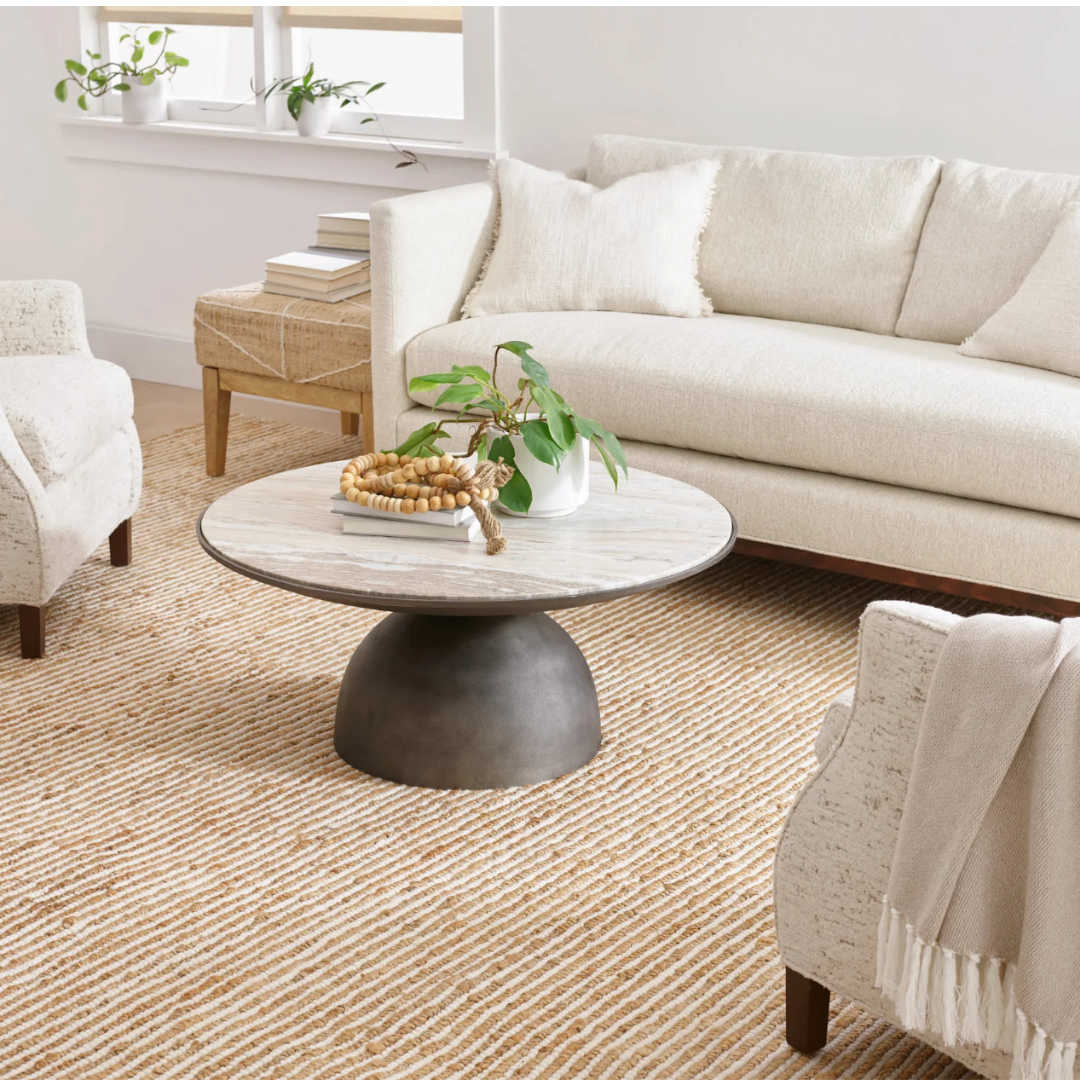 Twiggy Natural Woven Jute & Wool Rug - Eco-Friendly Handmade Area Carpet for Living Room, Bedroom & Nursery Decor