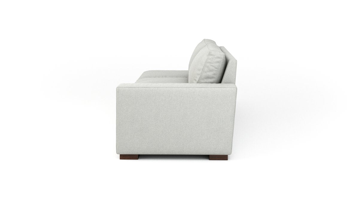 Extra Deep Couch Potato Sofa with Bumper - Oversized Comfortable Sectional for Living Room, Home Theater & Family Gatherings