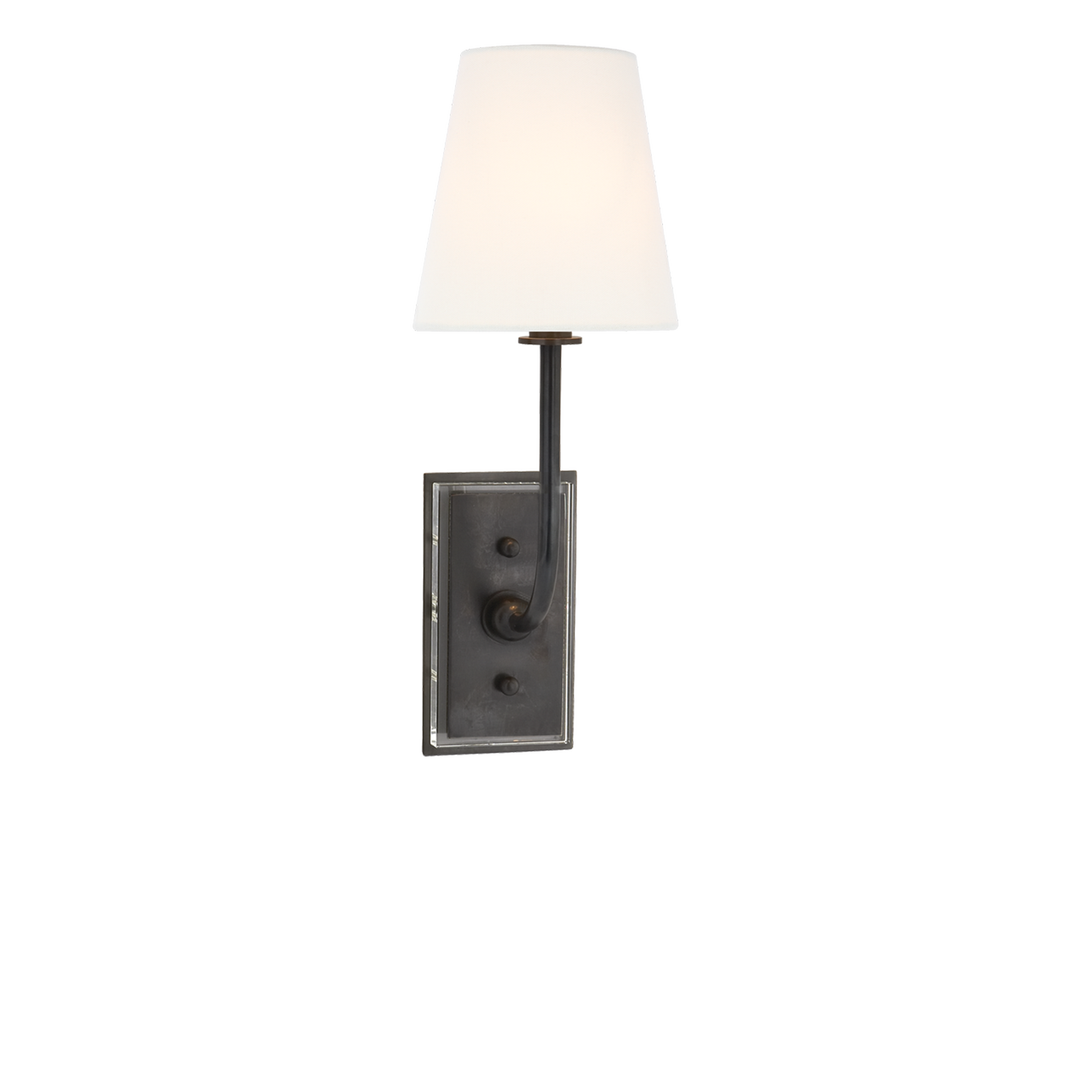 Hulton Sconce Wall Light - Modern Matte Black Finish - Perfect for Bedroom, Living Room & Hallway Lighting
