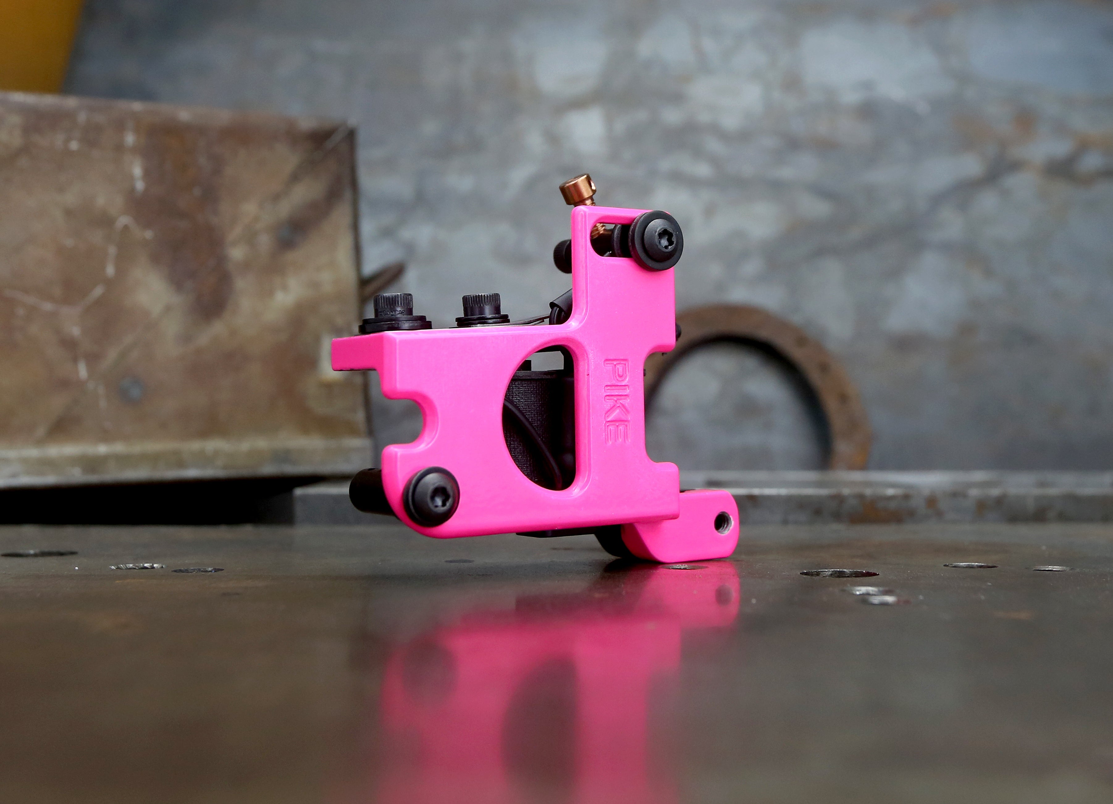 Limited Edition Mike Pike Mini Mugger Shader - Hot Pink & Black - Perfect for Fishing, Camping & Outdoor Adventures