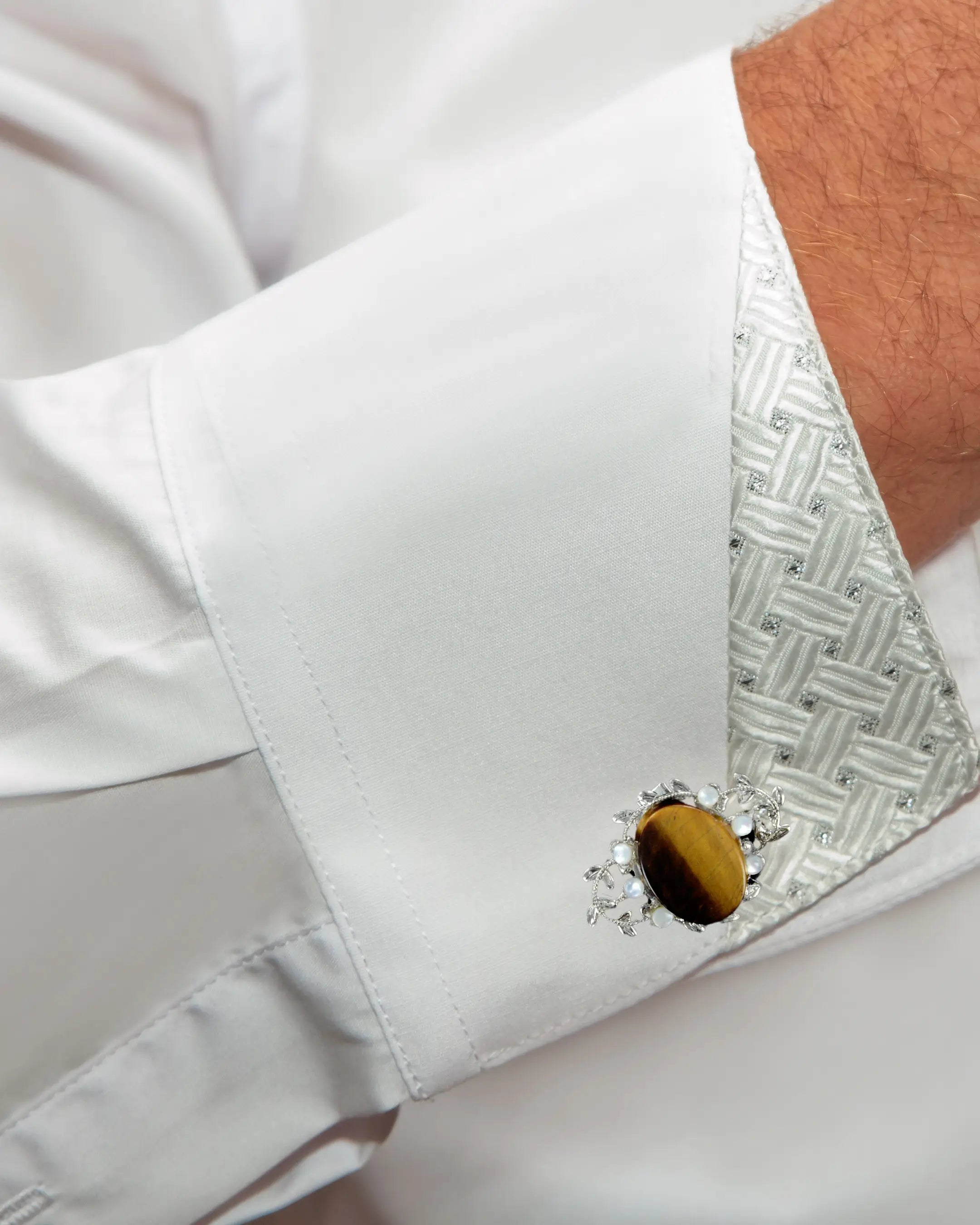 Chester Cufflinks for Men - Elegant Stainless Steel Dress Shirt Accessories | Perfect for Weddings, Business Meetings & Formal Events