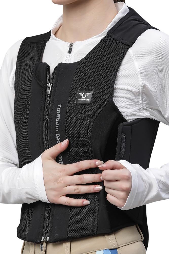 TuffRider Equestrian Back Protector - High Impact Protection for Horse Riding & Equestrian Sports | Perfect for Show Jumping, Dressage & Trail Riding