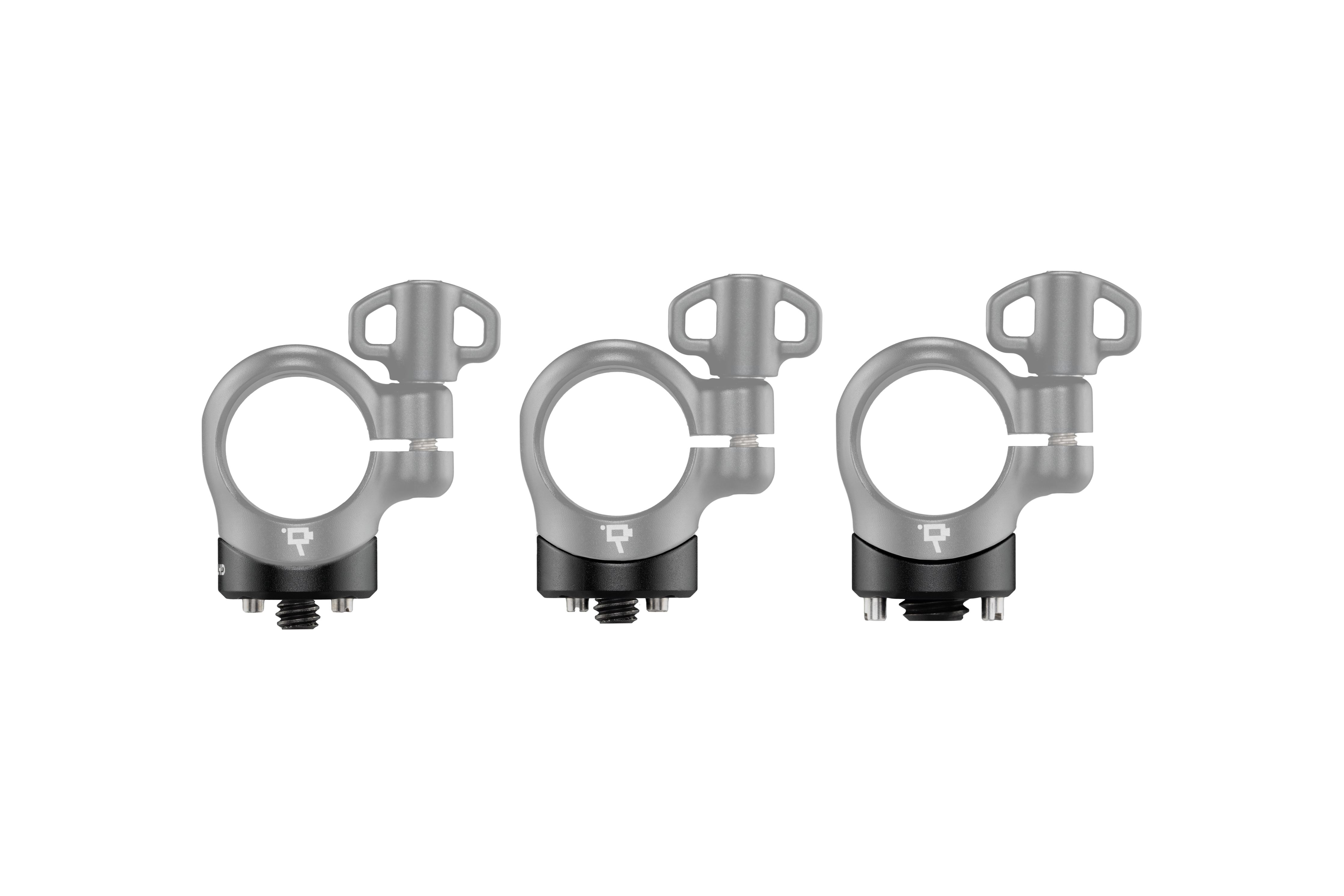Universal 19mm Rod Clamp with 3/8-16, 1/4-20, and 1/4-20 SHD Threads - Heavy Duty Camera Rig Clamp for DSLR, Mirrorless, and Video Equipment - Perfect for Film Production, Photography, and Studio Setups