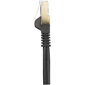 7m CAT6a Ethernet Cable - High Speed 10Gbps, 550MHz, Black, RJ45 Snagless Connectors, STP Shielded Network Cable with Pure Copper Wire (6ASPAT7MBK) - Perfect for Gaming, Streaming & Office Networks