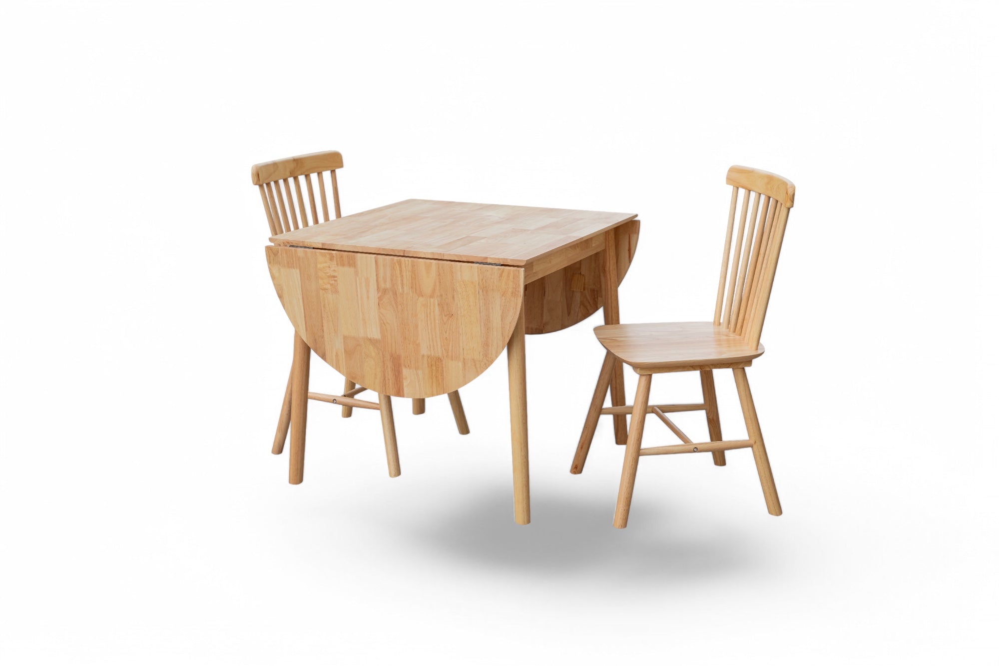 Convertible Dining Table Set with 4 Chairs - Space Saving Orlando Furniture for Small Apartments & Dining Rooms | Perfect for Family Meals & Entertaining Guests