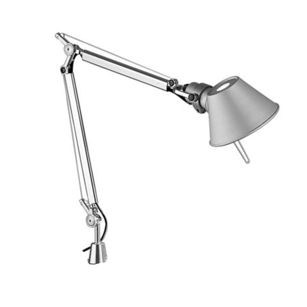 Artemide Tolomeo Micro LED 8W Aluminum Adjustable Desk Lamp - Modern Task Lighting for Home Office, Reading & Study
