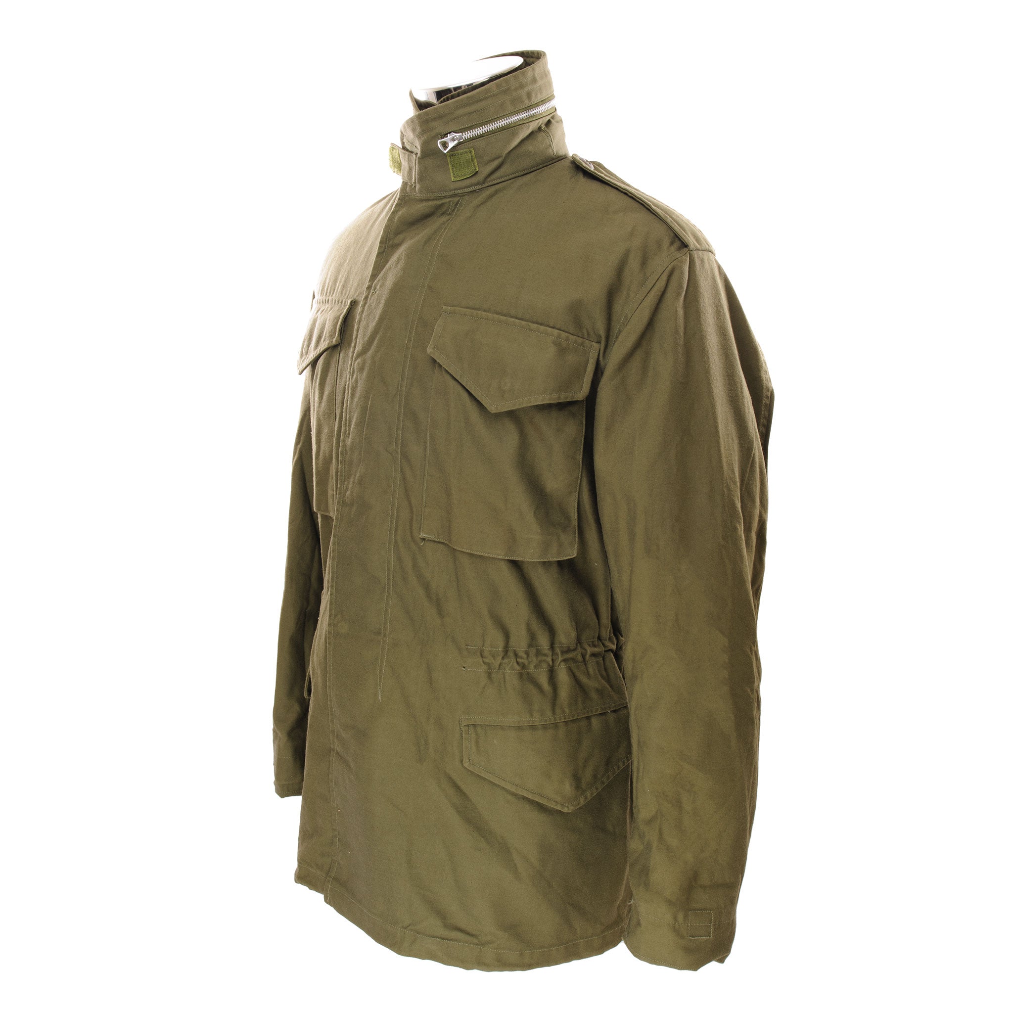 Vintage US Army M-1965 M65 Field Jacket - Vietnam War Era Military Surplus - Size Small Long with Detachable Liner - Perfect for Outdoor Activities, Historical Reenactments & Military Collectors