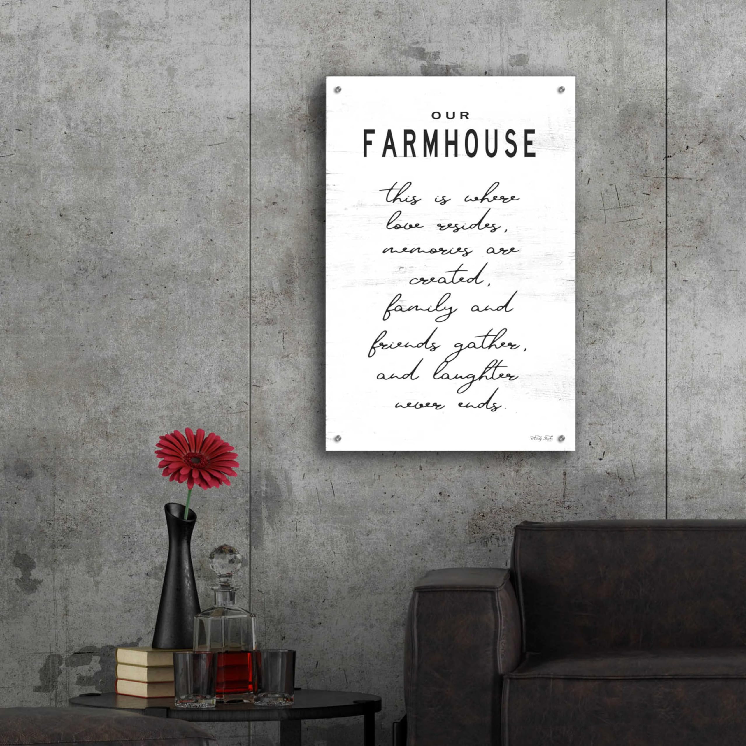 Epic Art 'Our Farmhouse' by Cindy Jacobs - 24