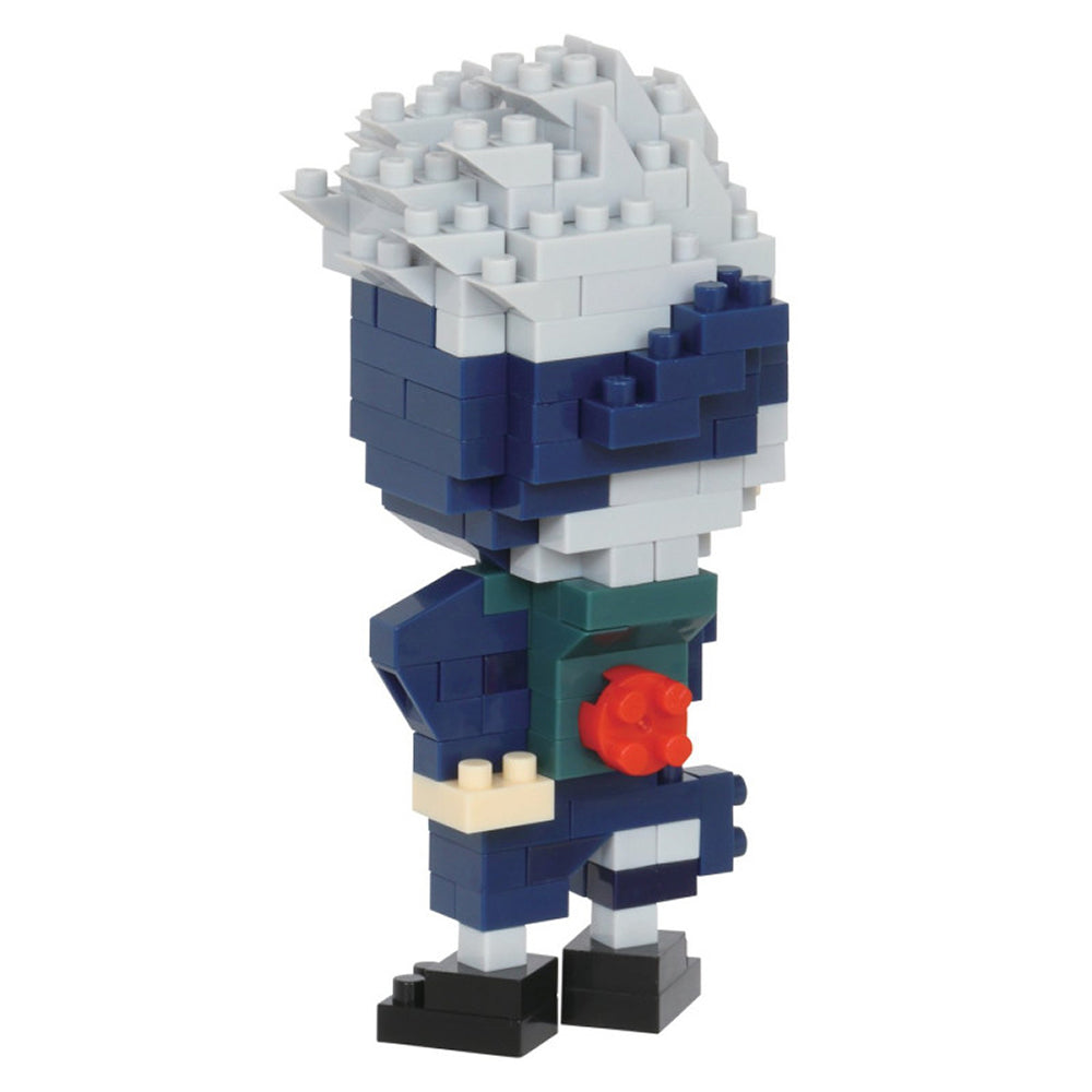 Nanoblock Naruto Shippuden Kakashi Hatake Building Blocks Set - NBCC 137 - Anime Model Kit for Collectors & Fans - Perfect for Home Decor, Office Display & Gift Giving