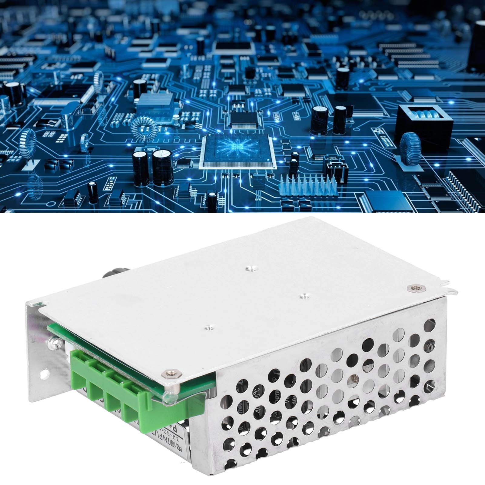 DC Motor Speed Controller - Aluminum Alloy, Low Noise for Engineers | DIY & Industrial Use