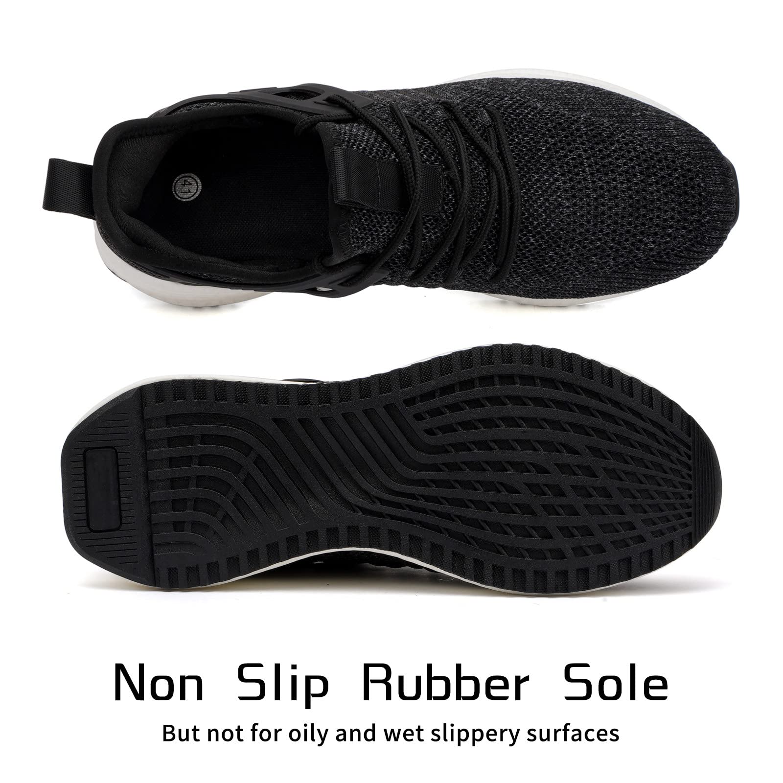 SDolphin Men's Running Shoes - Lightweight Breathable Sneakers for Tennis, Workout, Walking & Gym | Non-Slip Rubber Sole | Comfortable Athletic Shoes for Daily Wear & Sports Activities