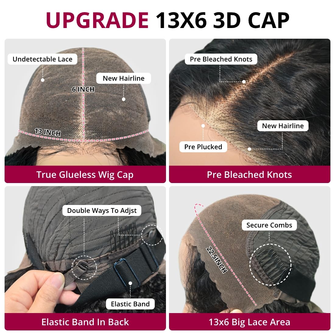 30 Inch 13x6 HD Lace Front Wig - 200% Density Mongolian Kinky Curly Human Hair Wig | Unprocessed Virgin Hair for Black Women | Full & Thick Natural Look | Perfect for Daily Wear, Parties & Special Occasions