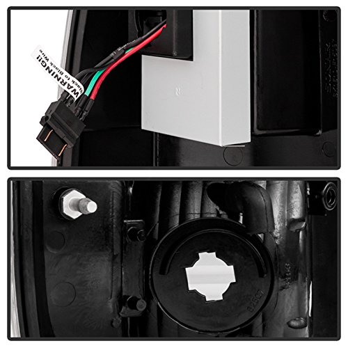 Spyder Auto 5029188 LED Tail Lights Black/Clear - High-Performance Brake Lights for Trucks & SUVs
