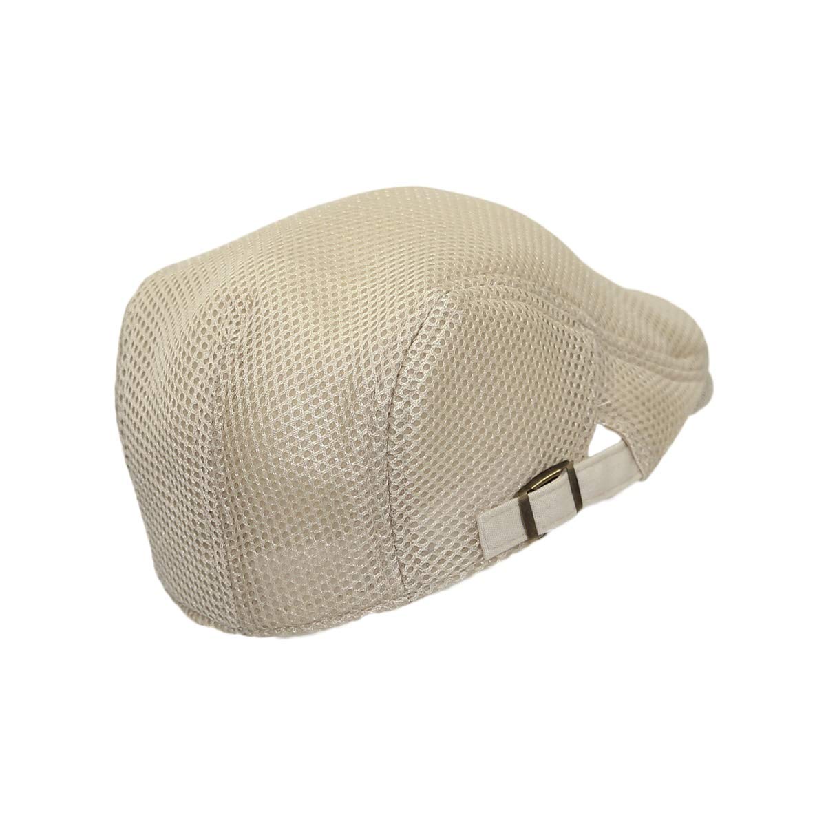 WITHMOONS Ivy Cap Summer Mesh Newsboy Irish Golf Hats for Men & Women - Breathable UV Protection Outdoor Sun Hat for Golf, Tennis, Fishing, Hiking & Casual Wear TZ30046