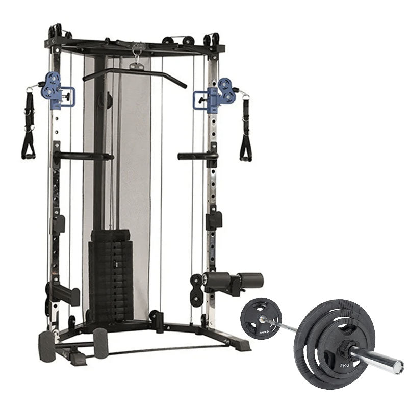 MightyMax X302 Functional Trainer & Half Rack with OB86OP70KG - Home Gym Equipment for Strength Training & CrossFit Workouts