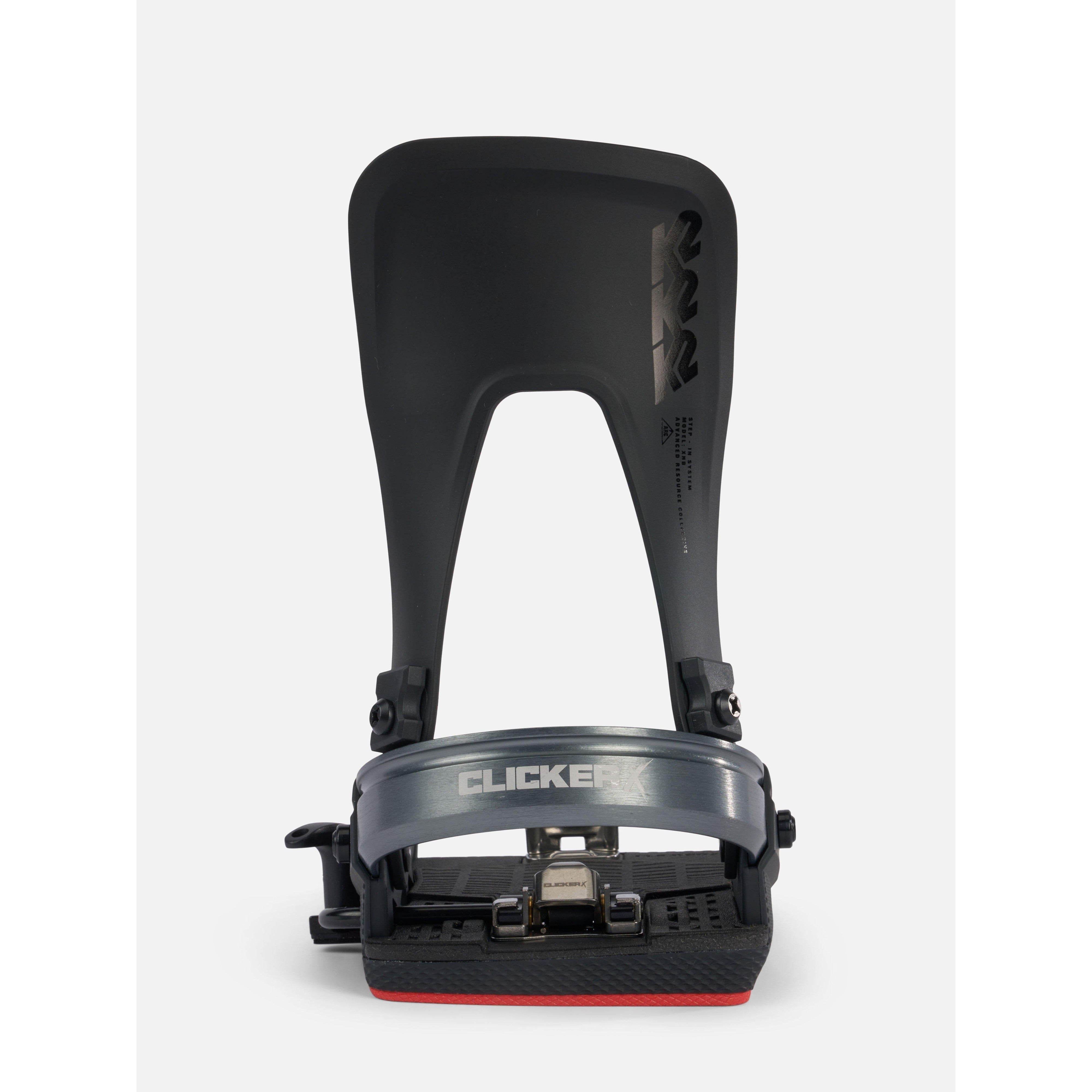K2 2024 CLICKER X HB Snowboard Binding - High-Performance Snowboard Bindings for All-Mountain & Freestyle Riding - Perfect for Powder, Park & Backcountry Adventures