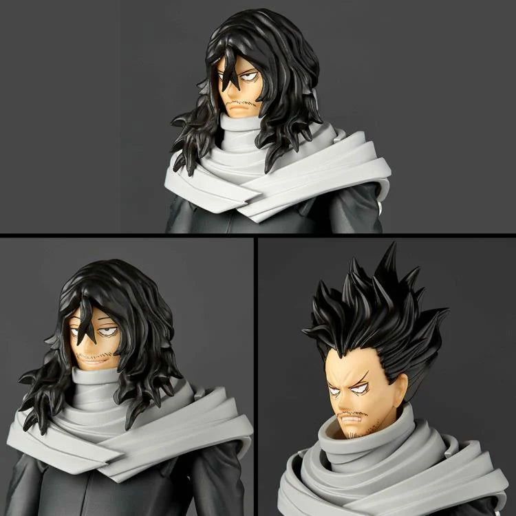 Amazing Yamaguchi Revoltech Shota Aizawa Action Figure - My Hero Academia Anime Collectible NR025 - Perfect for Display, Cosplay, and Anime Fans