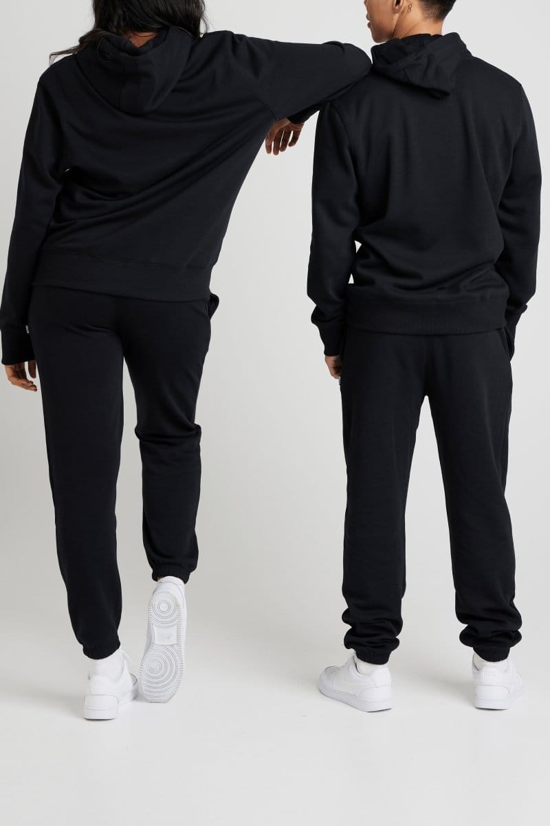 INSPORT Unisex Alaska Black Elastic Leg Track Pants - Comfortable & Stylish Workout Joggers for Men & Women - Perfect for Running, Gym, Yoga & Casual Wear