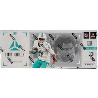 2024 Panini Luminance Football Hobby Box - Exclusive Trading Cards for Collectors & NFL Fans - Perfect for Sports Memorabilia Collections & Fantasy Football Gifts