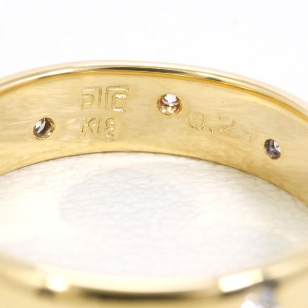 18K Yellow Gold Diamond Ring for Women - Elegant Solitaire Engagement & Wedding Band - Perfect for Proposals, Anniversaries, and Special Occasions