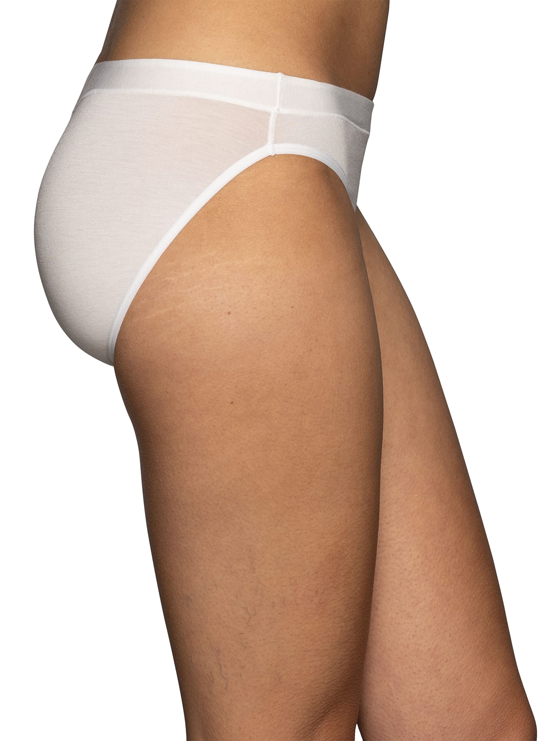 Vanity Fair Women's Beyond Comfort Bikini Panties - Soft Cotton Underwear for Everyday Wear | Perfect for Work, Travel & Lounge