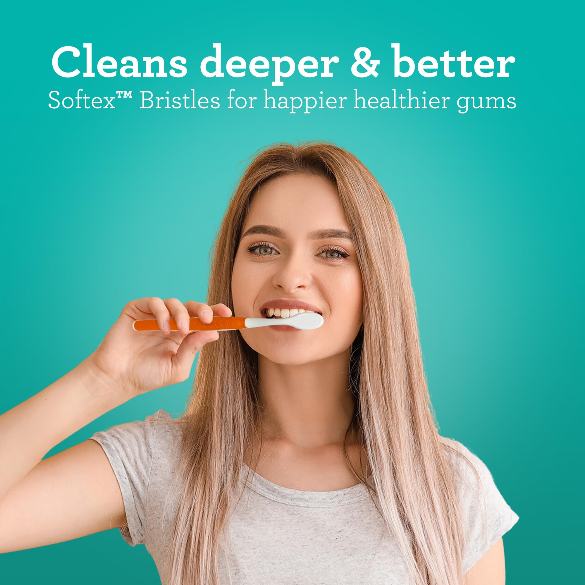 GuruNanda Ultra Soft Toothbrush for Sensitive & Receding Gums - 8000+ Softex Bristles for Gentle Cleaning & Whiter Teeth - 6 Pack - Ideal for Daily Oral Care & Gum Health Maintenance
