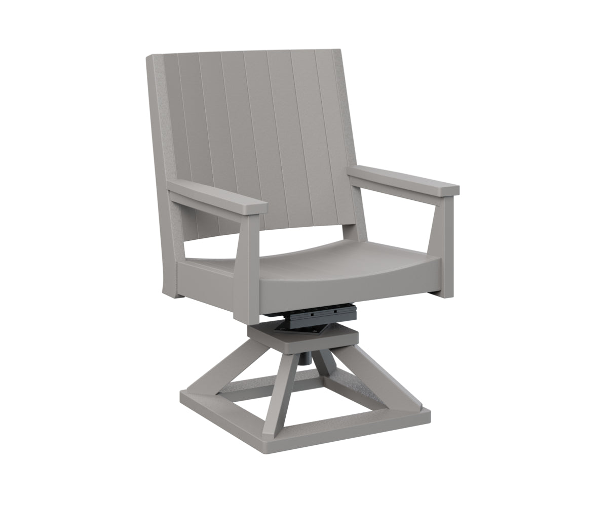 Berlin Gardens Mayhew Swivel Rocker Dining Chair - Comfortable Patio & Outdoor Seating for Restaurants, Gardens, and Decks