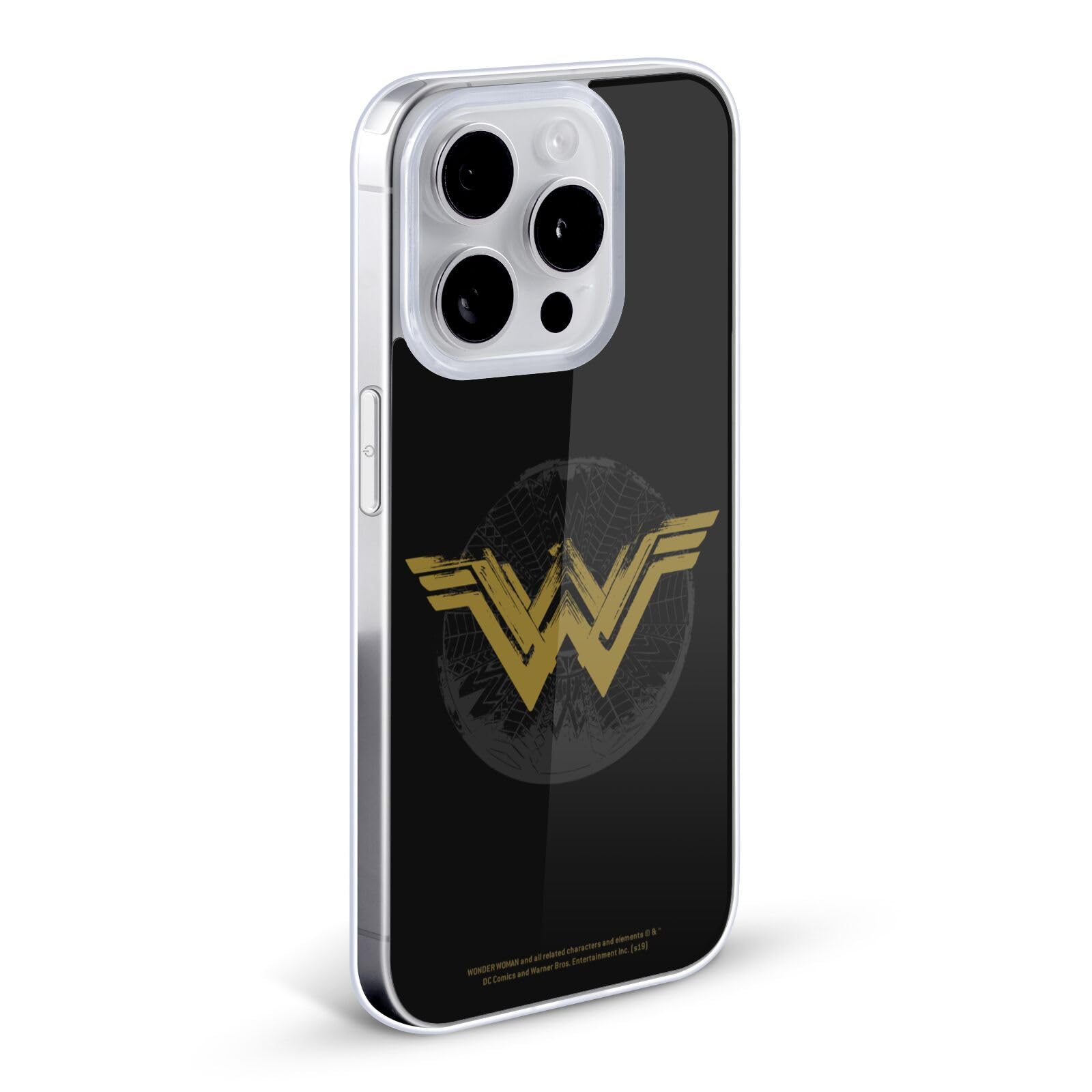Head Case Designs Wonder Woman Movie Distressed Gel Case for iPhone 12/12 Pro - Officially Licensed Durable Protection for Everyday Use